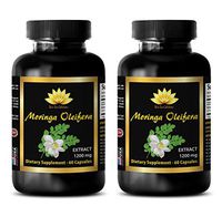 Natural Weight Loss Supplements That Really Work - Moringa OLEIFERA Extract - Moringa Leaf Powder Capsules - 2 Bottle 120 Capsules