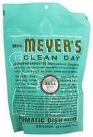 Mrs. Meyer's Clean Day Automatic Dishwashing Packs - 12.7 oz - Basil - 2 pk