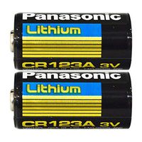 Panasonic 30212 Lithium 3V Photo Lithium Battery cr123 (Double Pack)