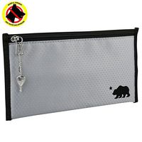 Cali Crusher 100% Smell Proof Pouch w/Locking Key (11in x 6in) (Gray)