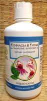 Echinacea & Thyme with Elderberry (32 oz Bottle) - Cold Season & Immune Herbal Remedy. Safe Use Over 20 Years.