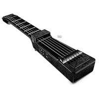 MightySkins Skin Compatible with Jamstik+ Portable SmartGuitar - Black Leather | Protective, Durable, and Unique Vinyl Decal wrap Cover | Easy to Apply, Remove, and Change Styles | Made in The USA