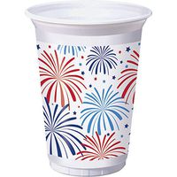 Patriotic 16 oz Plastic Cups, 24 ct