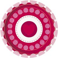 Radiant Hearts Valentine's Day Dessert Plates, 8ct