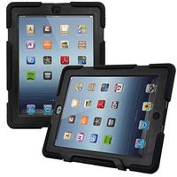 MMOBIEL Outdoor Hybrid Strong Shock Protective Case Stand Anti Slip Cover Rubber Compatible with iPad 2/3/4  9.7 Inch