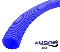1" Kable Kontrol Colored Split Wire Loom (1" Diameter - 10Ft Long, Blue)