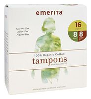 Organic Cotton Multipack Applicator Tampons Emerita 32 ct Box