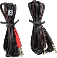 45" Replacement TENS Unit 3.5 mm Connector Lead Wires - 2 Pack
