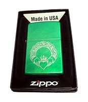 Zippo Custom Lighter - Celtic Claddagh with Heart - Regular Meadow