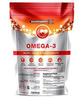 Pure Omega 3 Fish Oil (1000mg - 90 Softgels / 3 Month Supply) 100% Pure Certified Fish Oil with EPA & DHA