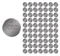 100x Toshiba CR2016 Batteries 3v Lithium Coin Battery Bulk Wholesale Lot Bulk