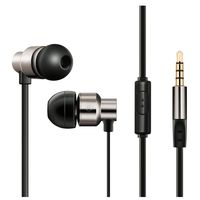 Earbuds Compatible Samsung Headphones with Microphone - Bass Audifonos Ear Buds for Samsung Earbuds with Mic for Samsung S9 S8 S7 S6, Earphones for Enjoy Music and Audio Books (Black & Gray)