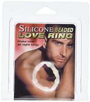 Pipedream Silicone Beaded Love Ring, Clear