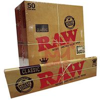 SLIMJIM RAW Classic King Size Slim Rolling Paper Pack of (25)