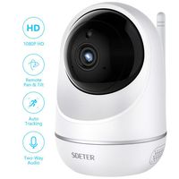 SDETER WiFi Camera, Wireless 1080P Home Security Surveillance IP Camera for Baby/Elder/Pet/Nanny Monitor, Auto-Cruise, Pan/Tilt, Two-Way Audio & Night Vision