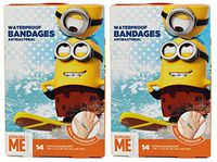 Set of 28 Despicable Me Minions Bandages, 3/4" X 3" (28 Minion Bandages)