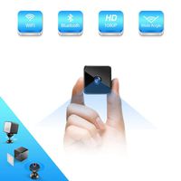 Bluetooth Wifi Mini Spy Hidden Camera, ZZCP Wireless HD 1080P Portable Covert Home Nanny Cam with Motion Detection, Night Vision and Bluetooth Speaker， Indoor Outdoor Small Live Stream Security Camera