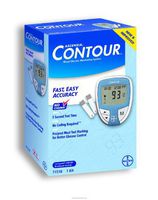 Bayer's Contour Blood Glucose Monitoring System, Ascensia Contour Diab Meter, (1 EACH, 1 EACH)