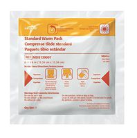 Medline MDS139007 Instant Warm Pack, Disposable, 6" x 6" (Pack of 36)