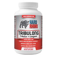 Hard Rhino Tribulong Capsules, 800/400mg, 120 Vegetarian Capsules
