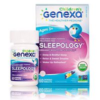 Genexa Sleepology for Children – 60 Tablets | Certified Organic & Non-GMO, Melatonin-Free, Physician Formulated, Homeopathic | Sleep Aid for Children