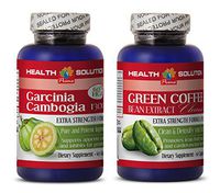 Weight Loss Products - Garcinia CAMBOGIA - Green Coffee Cleanse - Combo - Green Coffee antioxidant - (2 Bottles Combo)