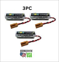 3PC Denso LS17500-DSR Replacement Battery 3.6v PLC