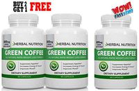 Green Coffee Extract 3 Bottle Pack 180 Capsules 3 Month Supply 800mg at 50% Chlorogenic Acid I Lose Weight Burn Fat Cleanse Natural Appetite Suppressant MFD USA
