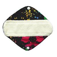 8" Bamboo Mama Cloth/ Menstrual Pads/ Reusable Sanitary Pads / Panty Liners (Ink)