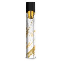IT'S A SKIN Decal Vinyl Wrap Compatible with STIIIZY (TM) Premium Vaporizers Sticker Sleeve/Gold marlbe White Granite Stone Slate