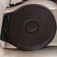 Posture Cushion, Non-Slip 360 Rotating Memory Foam Swivel Comfort Foam Car Seat Cushion, Comfort 100% Pure Memory Foam Luxury Seat Cushion(43*40cm,Coffee)