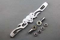 Frames & Fittings Chrome Skull Shift Linkage Case for Harley Davidson Softail FXDWG FLHR FLHT FLT