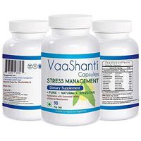 VaaShanti Natural Supplement for Stress Anxiety Relief - Specially Formulated Natural Medicine for Anxiety | All Natural Stress and Anxiety Relief & Sleep Aid | 90 Veg Capsules