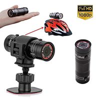 GoDeal F9 Mini Bike Camera HD Motorcycle Helmet Sports Action Camera Video DV Camcorder Full HD 1080p Car Video Recorder