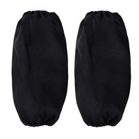 SONGLIN Black Antifouling Polyester Over Sleeves Home Kitchen Cooking Sleeves with Elastic Line Cuffs Cleaning Accessories