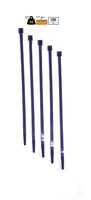 BuyCableTies 14" Standard Indoor Cable Ties - 50 lb Rated - Made in USA - Purple - 100 per bag