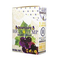 Organic Wraps - Tobacco Free, Vegan, Non-GMO! 6 Flavors to Choose from: Grape Ape, Honey Pot Swirl, Maui Mango, Original, Hydro Lemonade, and Blazin Cherry! (Grape Ape, 25 Packs)