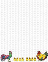 Chickens & Chicks Stationery Printer Paper 26 Sheets
