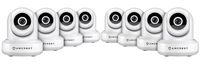 8-Pack Amcrest ProHD 1080P WiFi Wireless IP Security Camera - 1080P (1920TVL), IP2M-841 (White)