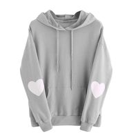 Cute Women Sweatshirt,KIKOY Girls Heart Printed Hooded Pullover Tops Blouse Sale