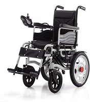 WLG Electric Powered Wheelchair Folding Lightweight 34Kg,Strong and Durable for The Use,Motorized Wheelchairs Conven
