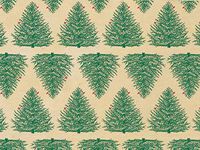 Christmas Themed Tissue Paper 20" x 30" - Evergreen Kraft - 240 Sheets