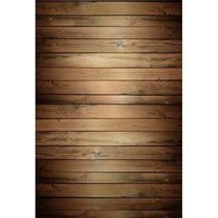 Photography Weathered Faux Wood Floor Drop Background Mat CF1422 Rubber Backing, 4'x5' Printing, Roll up for Easy Storage Photo Prop Carpet Mat