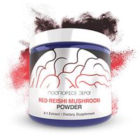 Red Reishi Mushroom Powder | 8:1 Extract | 60 Grams | Ganoderma lucidum | Organic Whole Fruiting Body Mushroom Extract | Supports a Healthy Immune System