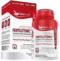 Fertility Supplements For Women To Help Pregnancy & Better Conception + Prenatal Vitamins - Aid Ovulation, Regulate Your Cycle, Balance Hormones, with Myo-Inositol, Folate Folic Acid Pills 60 Capsules