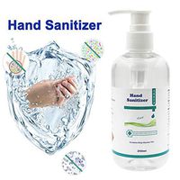 Alcohol Disposable Hand sanitizing Gel 250ml Kills 99.99% Germs No Water Required, Long-lasting Anti-Bacterial Quick Drying Liquid Hand Soap 【5Ounce】
