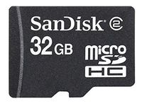 Sandisk 32GB MicroSDHC Memory Card, Class 4 (Retail Package)