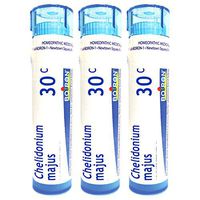 Boiron Chelidonium Majus 30c, 80 Pellets, Homeopathic Medicine for Nausea with Right Upper Back Pain, 3 Count