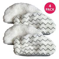 Think Crucial Replacement Mop Pads Compatible with Bissell 1252 Symphony Hard Floor Vacuum - Steam Mop Pad Parts Model 940, 1440, 1544 Series - Part 5938, 203-2633, 1606668, 1606669 (4 Pack)