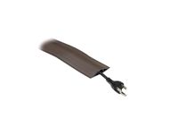 Legrand - Wiremold CDB-15 Corduct Overfloor Cord Protector-  Rubber Duct Floor Cord Cover, Brown, 15 Feet (180 Inches)